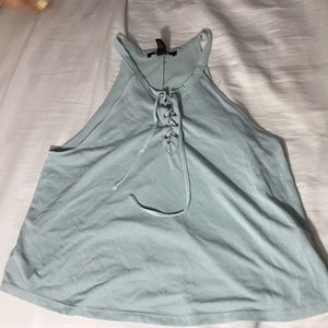 FOREVER 21 Teal Halter Top/blouse